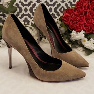 Elie Tahari Spencer suede pumps